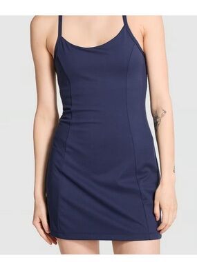 PINK Victoria's Secret Navy Mini Slip Dress